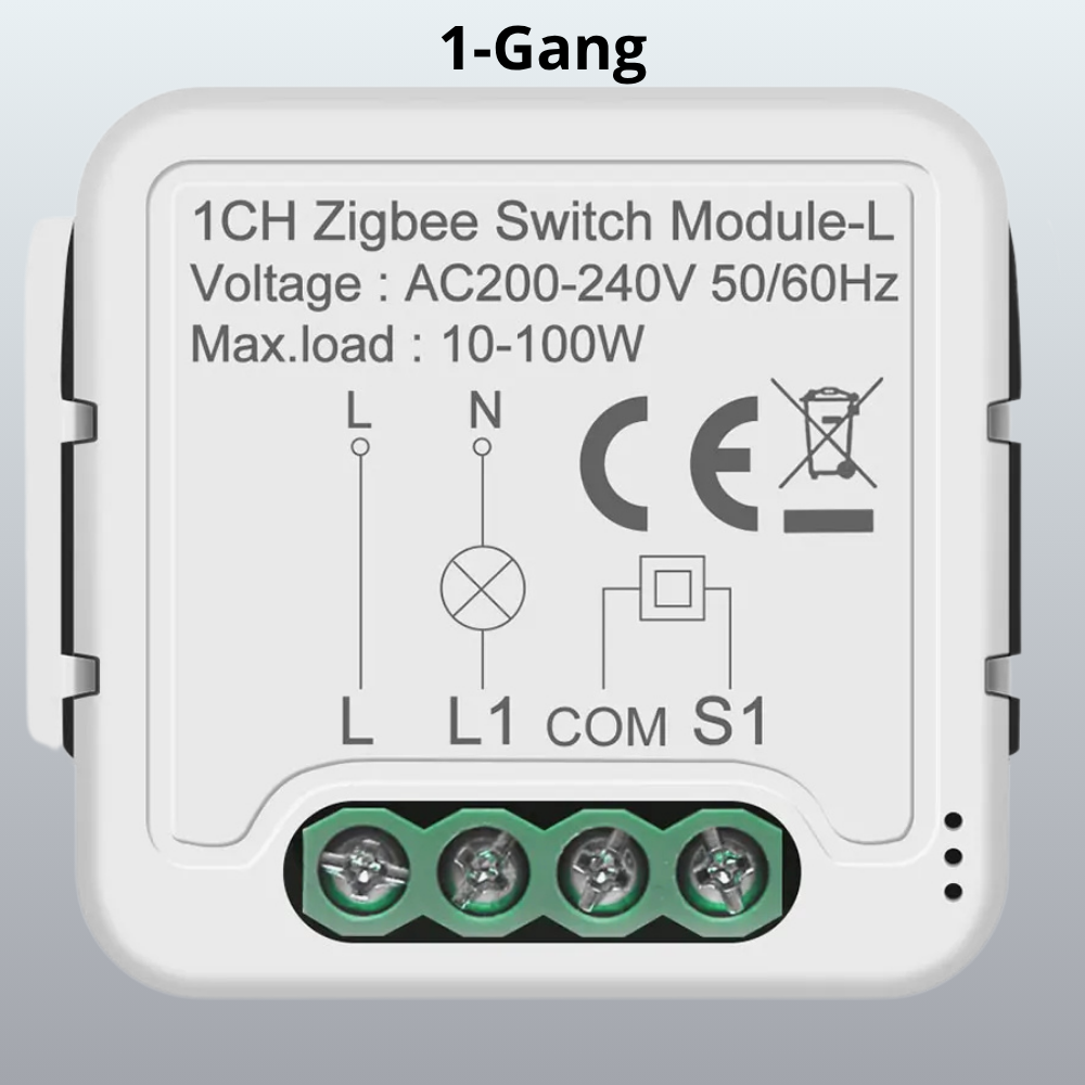 Tuya ZigBee 3.0 Smart Switch Modul – 2-Wege-Schalter, ohne Neutralleiter, kompatibel mit Alexa, Google Assistant, Smart Life