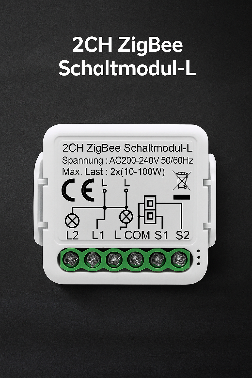 Tuya ZigBee 3.0 Smart Switch Modul – 2-Wege-Schalter, ohne Neutralleiter, kompatibel mit Alexa, Google Assistant, Smart Life