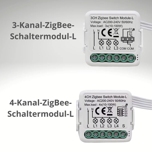 Tuya ZigBee 3.0 Smart Switch Modul – 2-Wege-Schalter, ohne Neutralleiter, kompatibel mit Alexa, Google Assistant, Smart Life